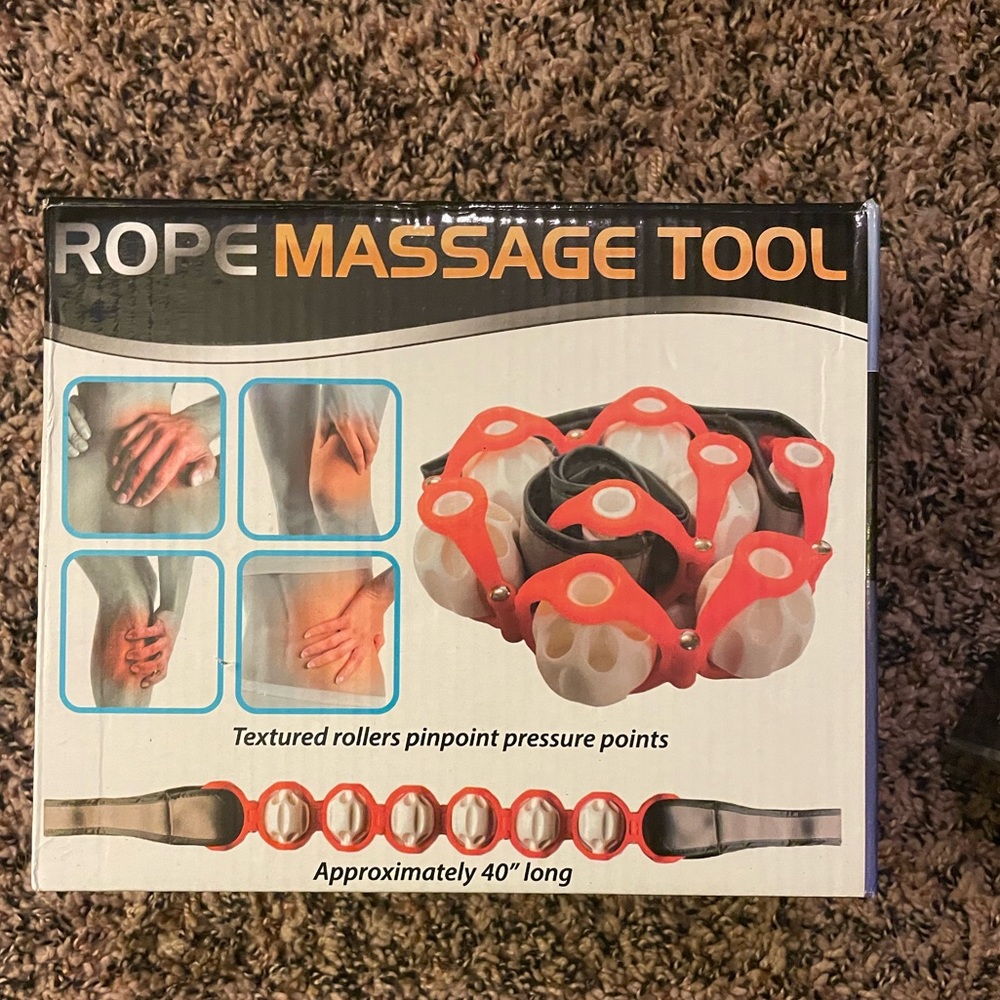 Rope massage tool